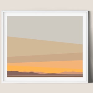 Minimalist Modern Landscape Print
