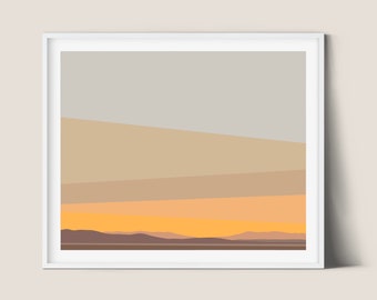 Minimalist Modern Landscape Print