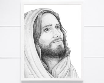 Jesus Christ Drawing Giclee Print