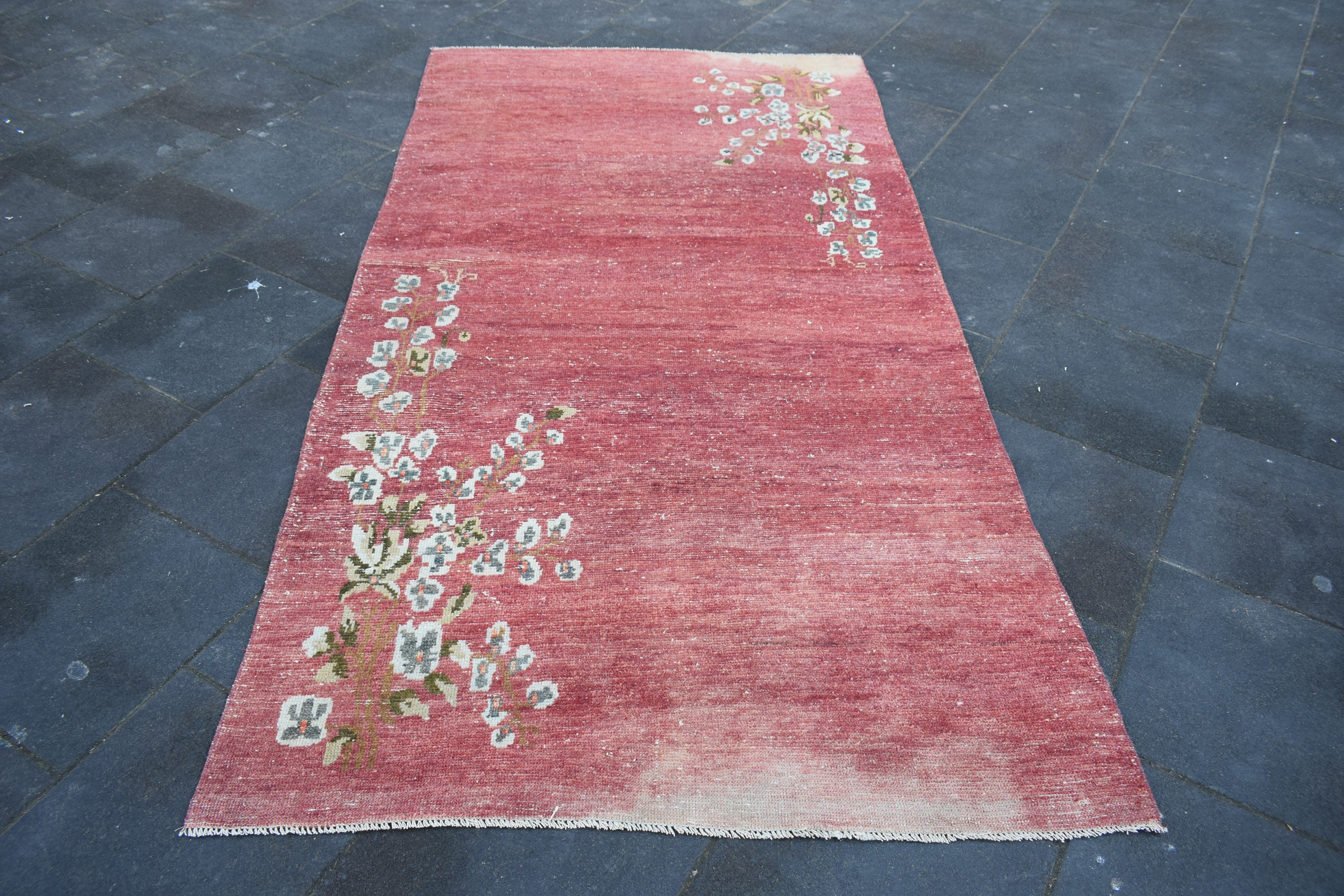 4x8 VINTAGE RUGTurkish RugHand Knotted Rug Turkey RugWool Etsy