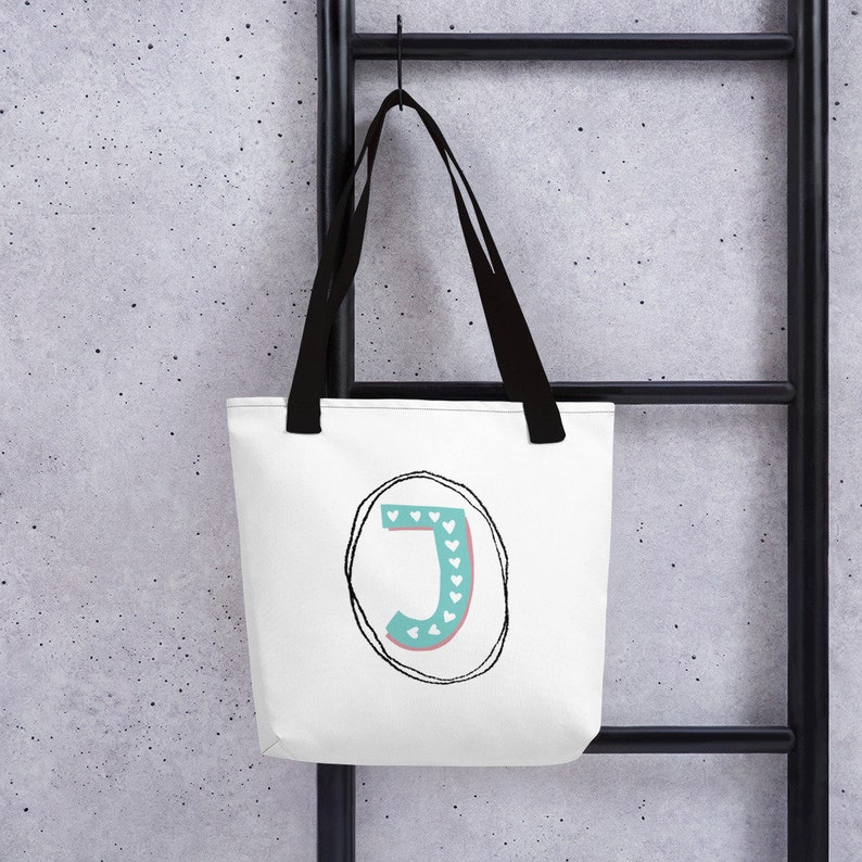 Personalised tote bag perfect gift for names beginning with J