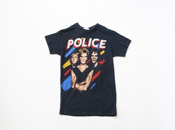 Vintage the Police T-shit 1983 - 1984 Synchronicity Tour