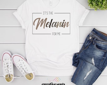 Dit is de melanine voor mij! SVG-bundel: direct downloaden