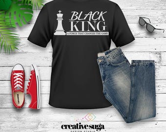 Black King... Een kracht die het spel verandert SVG-bundel - direct downloaden
