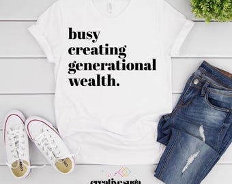 Druk bezig met het maken van Generational Wealth SVG-bundel