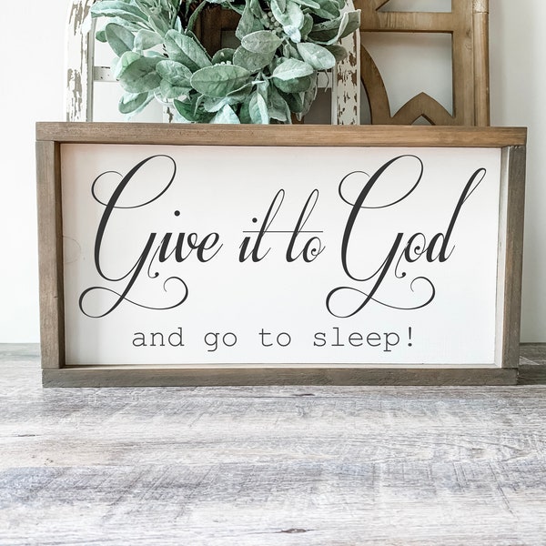 Give It to God and Go to Sleep SVG Bundle - Instant Download (Fancy)
