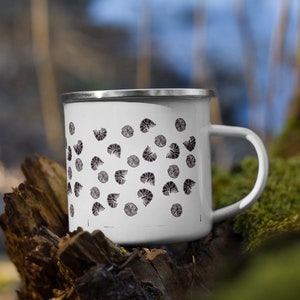 Isopod Roly Poly Fun Enamel Mug Gift for the science critter chaser! Crittercore fun