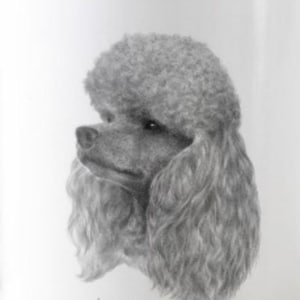 Printable Poodle Digital Image Pet Animal Download Graphic Original Portrait Poodle Printable The Dog Watcher