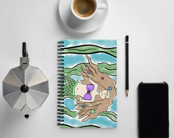 Mermaid Spiral notebook