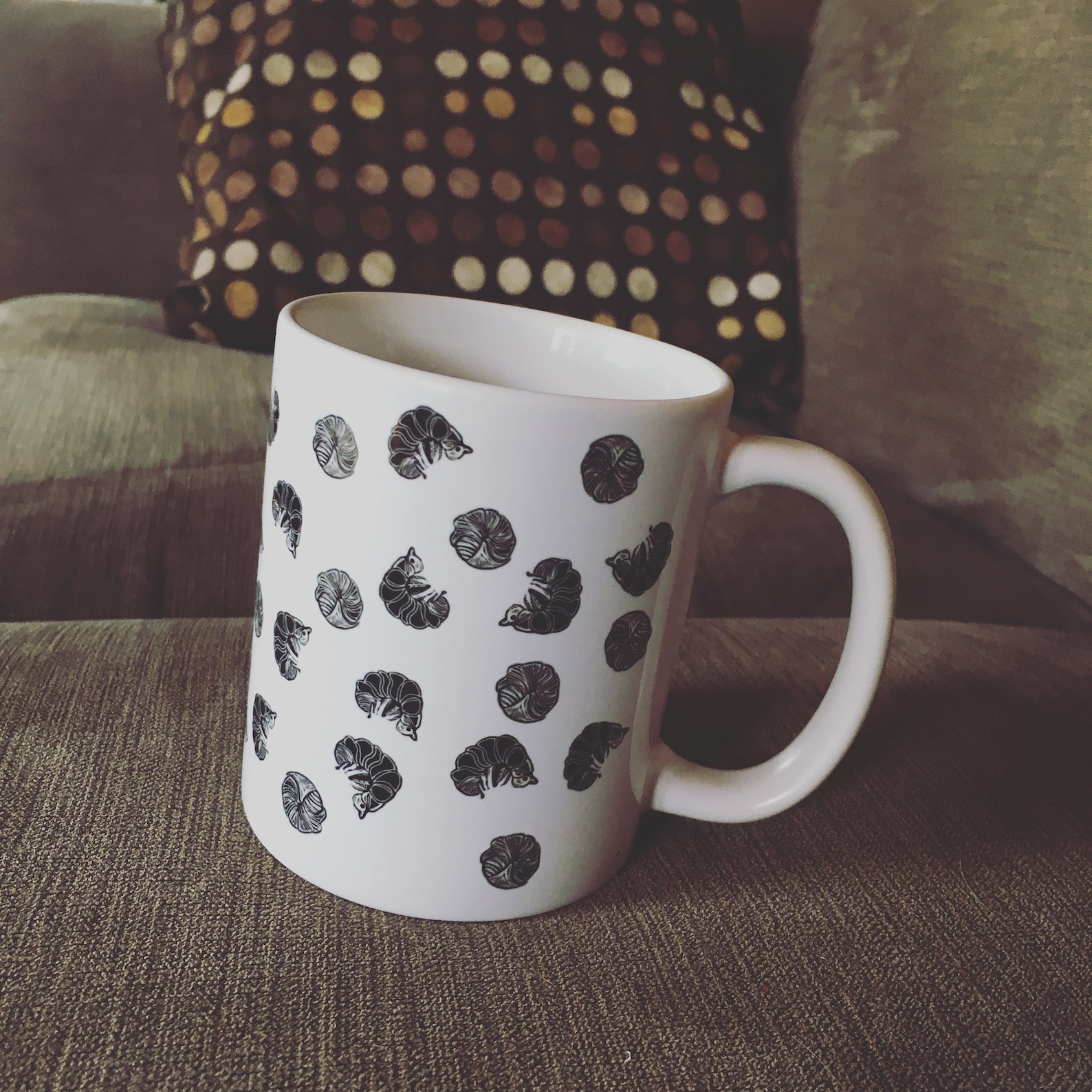Roly Poly Pill Bug Coffee Mug Isopods for the Science Nerd
