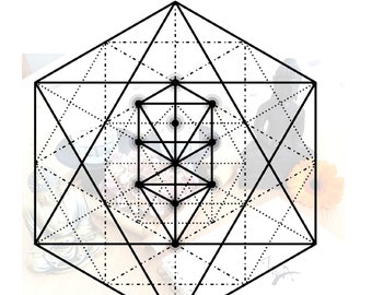 Printable Crystal Grid - Downloadable Hexagon Spiritual Grid for health support with aromatherapy, location, and stone suggestions