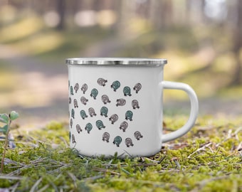 Tardigrade Fun Water Bear Enamel Mug