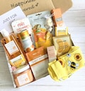 BOX OF SUNSHINE Ladies Pamper Hamper Gift for Her | Mum To Be | Pregnancy |Spa | Bestie | Birthday | Friend | Care package | Exam Good Luck product logo