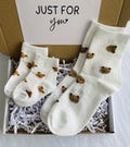 Mummy and Me Gift | Mummy and Me Cosy Socks| Baby Shower Gift | For a Mum To Be/New Mum Pregnancy/Maternity Gift for her | New Baby product logo