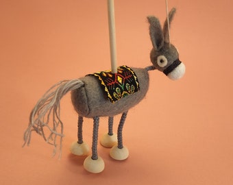 Simple Marionette- Paco the Donkey Stick Puppet