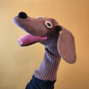 Sock Puppet- Cocoa the Dog Puppet