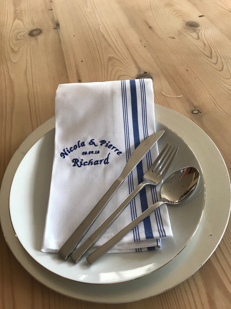 Personalised Wedding Napkins for Your Special Day. Cotton Etsy UK