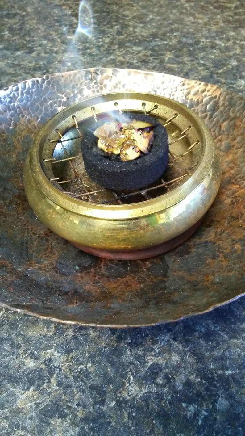 Loose Herb Incense Burning Kit Wiccan Pagan Ritual Etsy