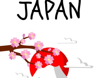 Japan Study Guide- Japan Country Study Pack- Japanese Study Guide- Study Pack for Teachers, homeschoolers- Digital Download- Instant