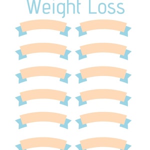 Printable Weight Watchers Weight Loss Charts and Goal Trackers Journal image 6