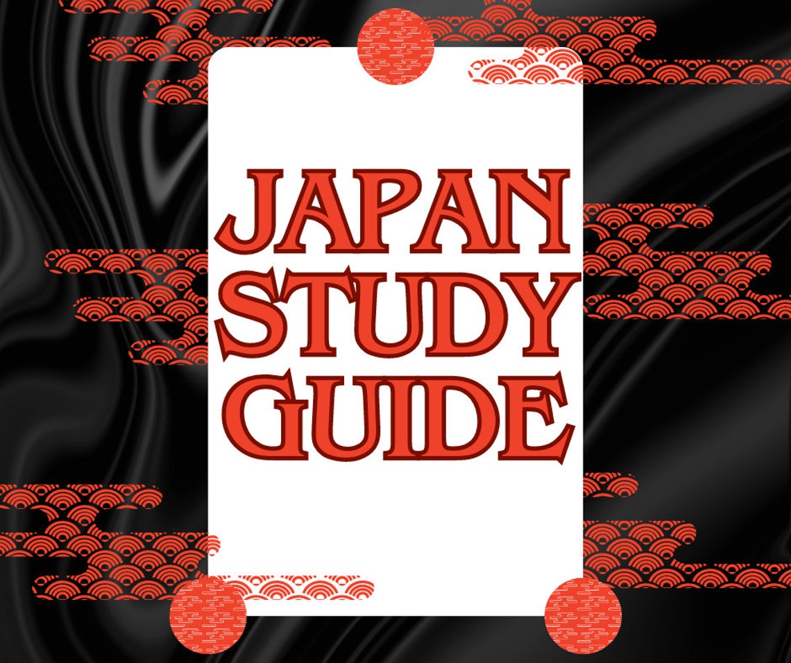 Japan Study Guide- Japan Country Study Pack- Japanese Study Guide ...