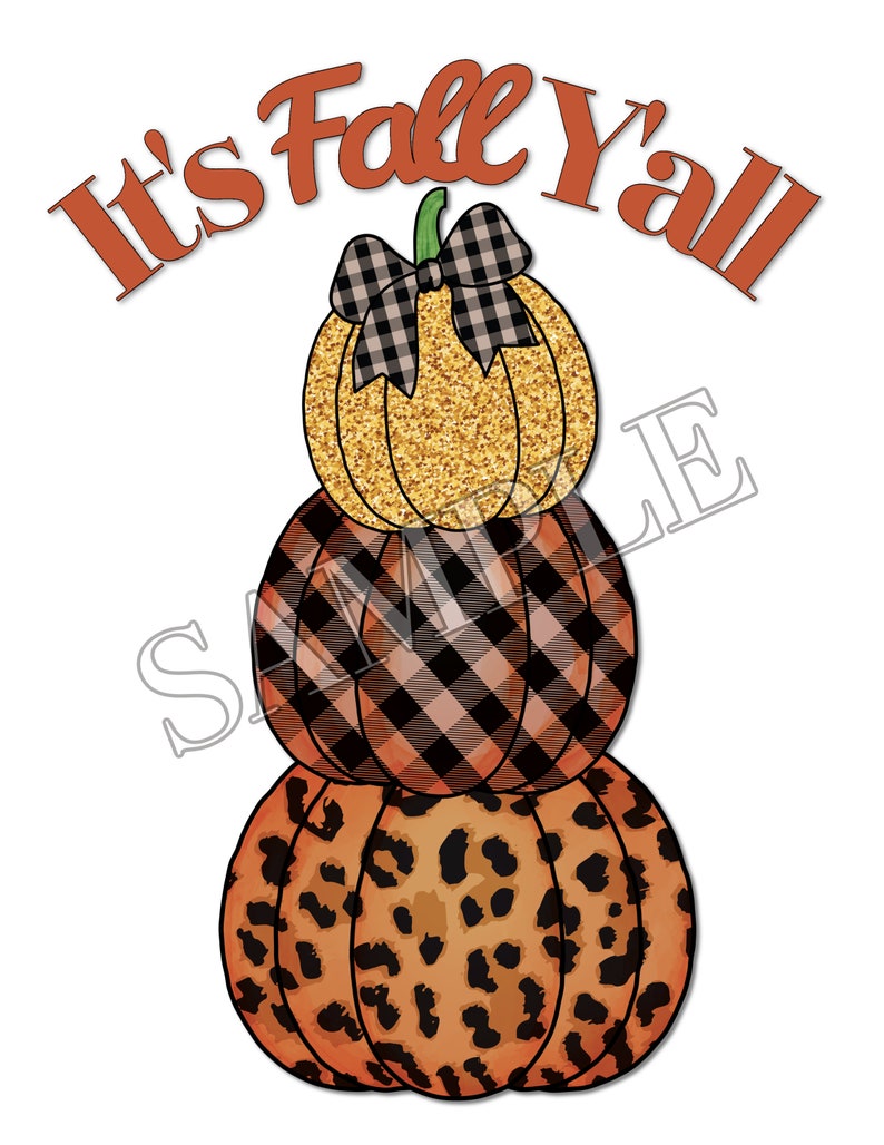 It's Fall Y'all Wall Art Instant Download. Printable Fall Wall Art