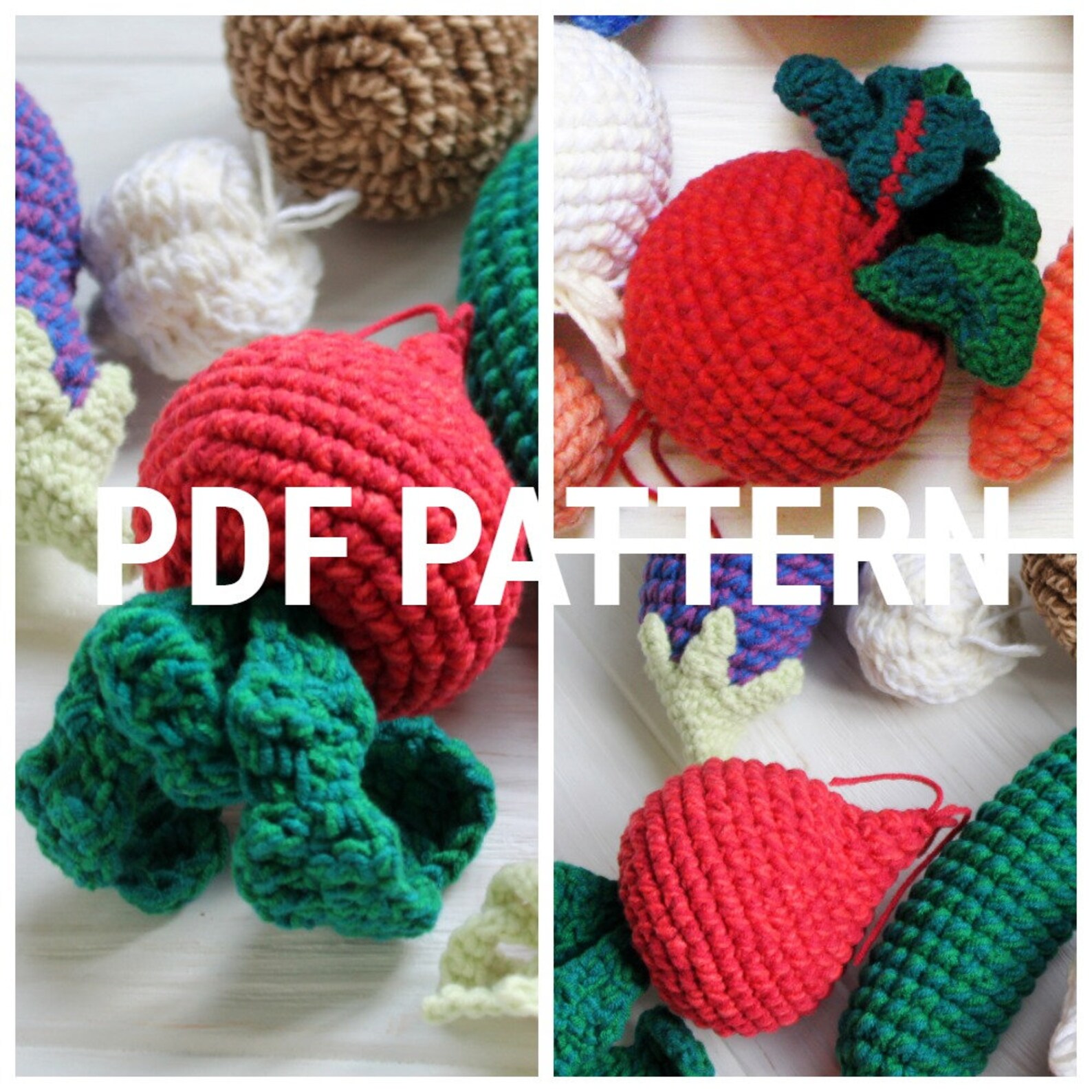 Amigurumi Crochet Beetroot Pattern PDF Tutorial. Staffed Plush Etsy