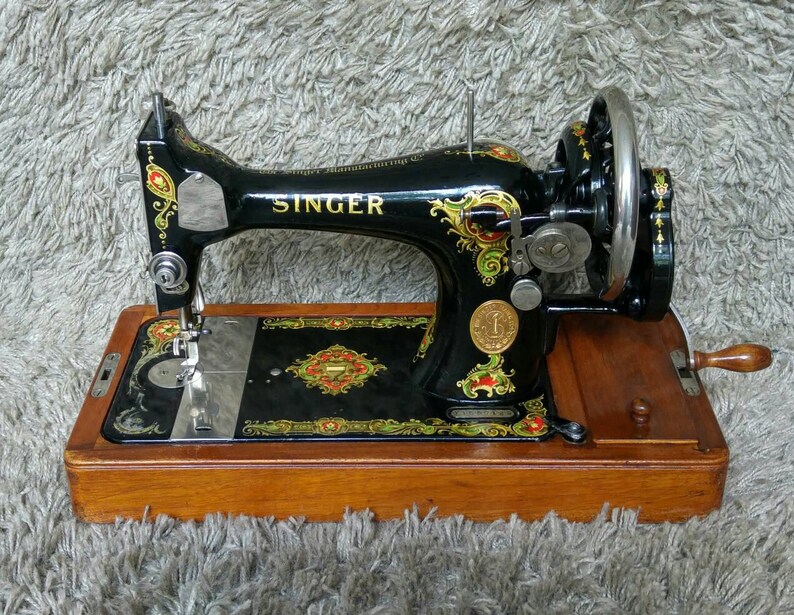 Singer 128K Antique Sewing Machine Clydebank Scotland 1923 Etsy