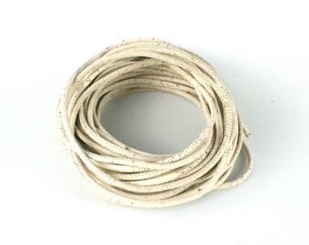 White cork rope 3 mm 40 inches