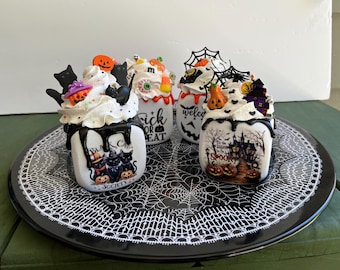 Halloween Marshmallow | Marshmallow Prop for Halloween | Halloween Tiered Tray Decor