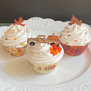 Fall Fake Bake Cupcake | Fake Cupcake | Fake Food Display Prop
