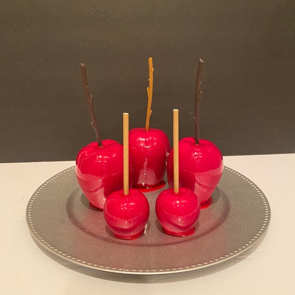 Candy Apple Fake Bake | Realistic Candy Apple Prop | Fake Food Display