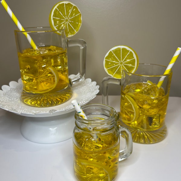 Lemonade Glasses Etsy