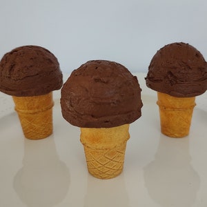 Fake Mini Ice Cream Cone | Fake Bake Dessert | Fake Food Tiered Tray Prop