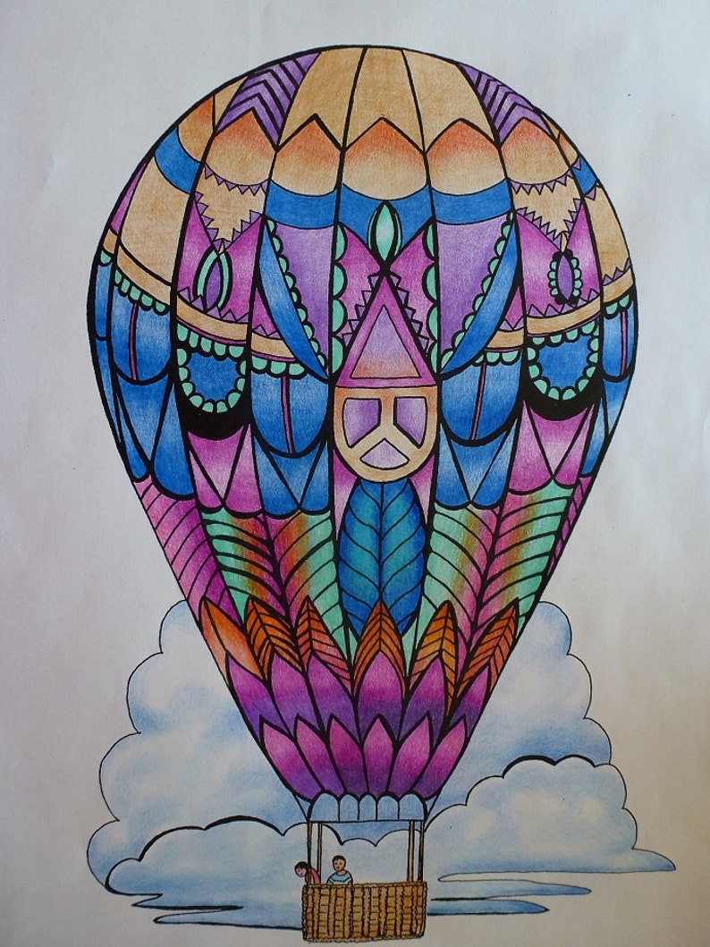 Hot Air Balloon Etsy