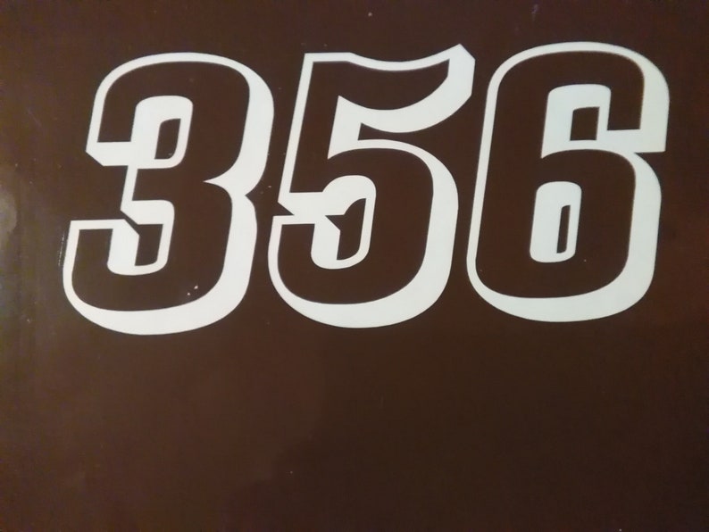 Wheelie Bin numbers. Sticker Labels. Custom House Numbers Etsy