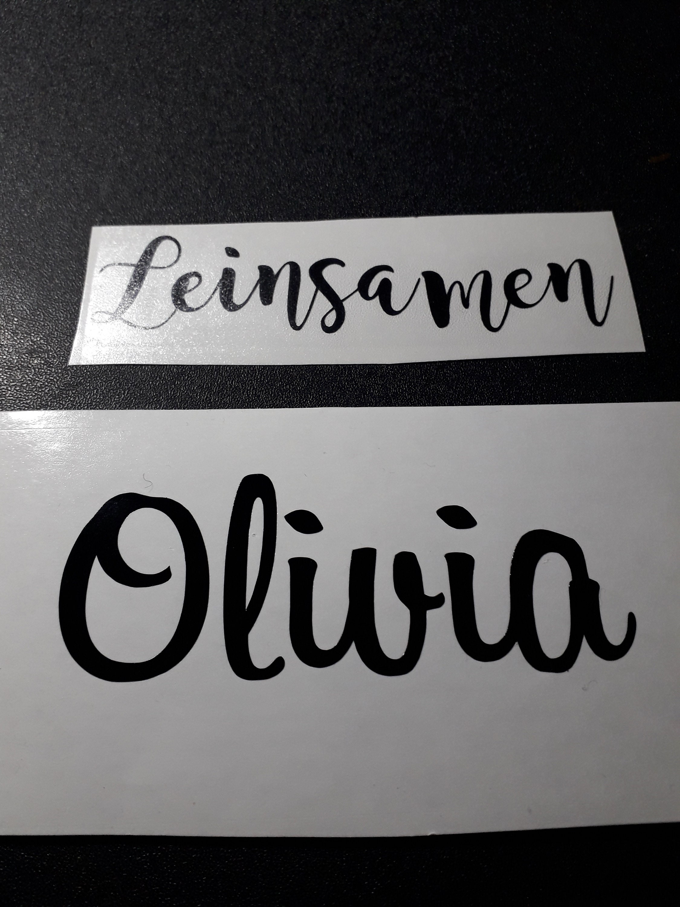 Vinyl Name Sticker Gift Box Decal Calligraphy Bridesmaid Etsy UK