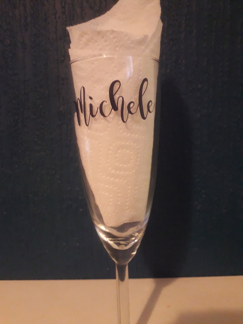 Personalised Vinyl Decal Stickers for Wine Glasses for Etsy