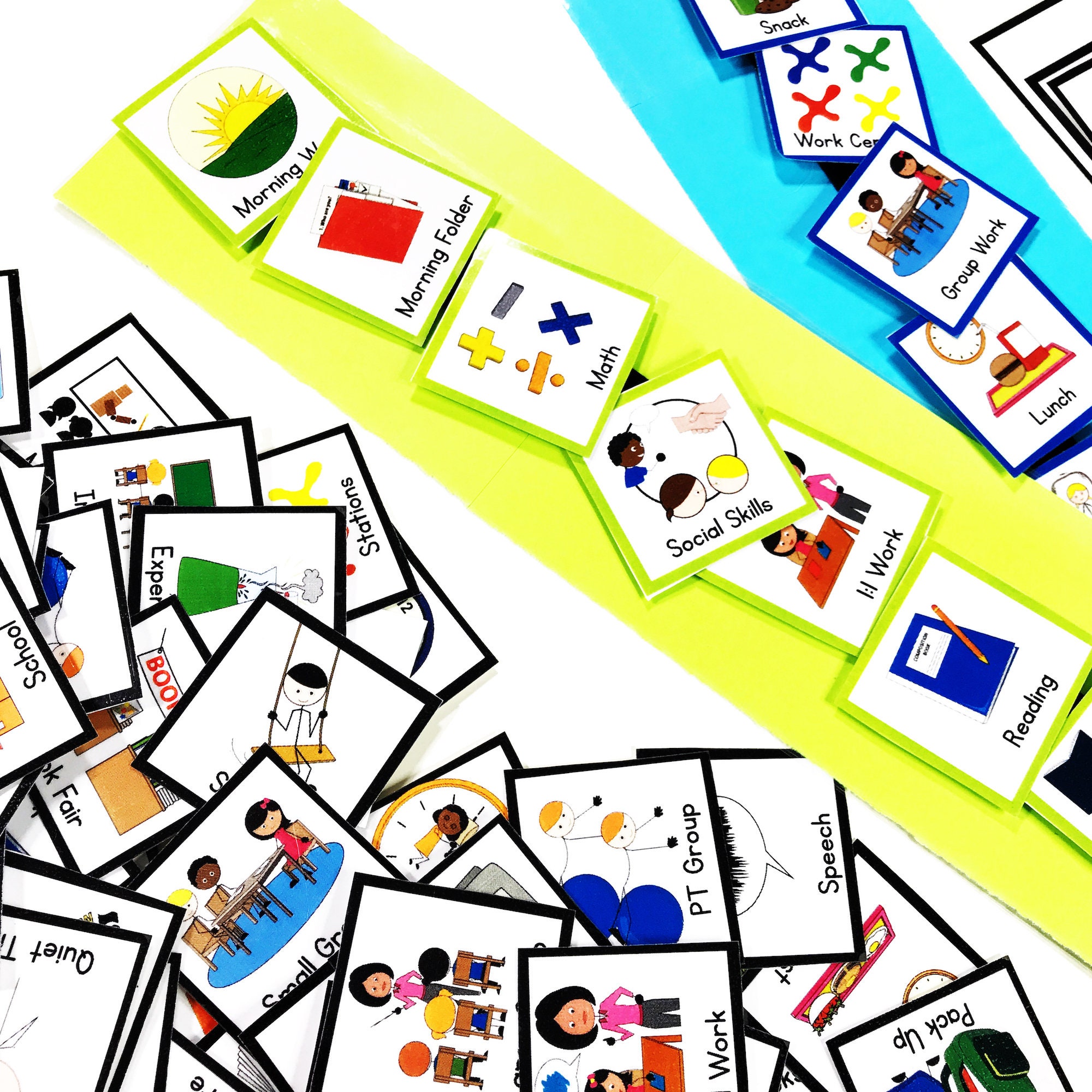 Visual Schedules Color Coded Visual Schedule Printable Autism Classroom