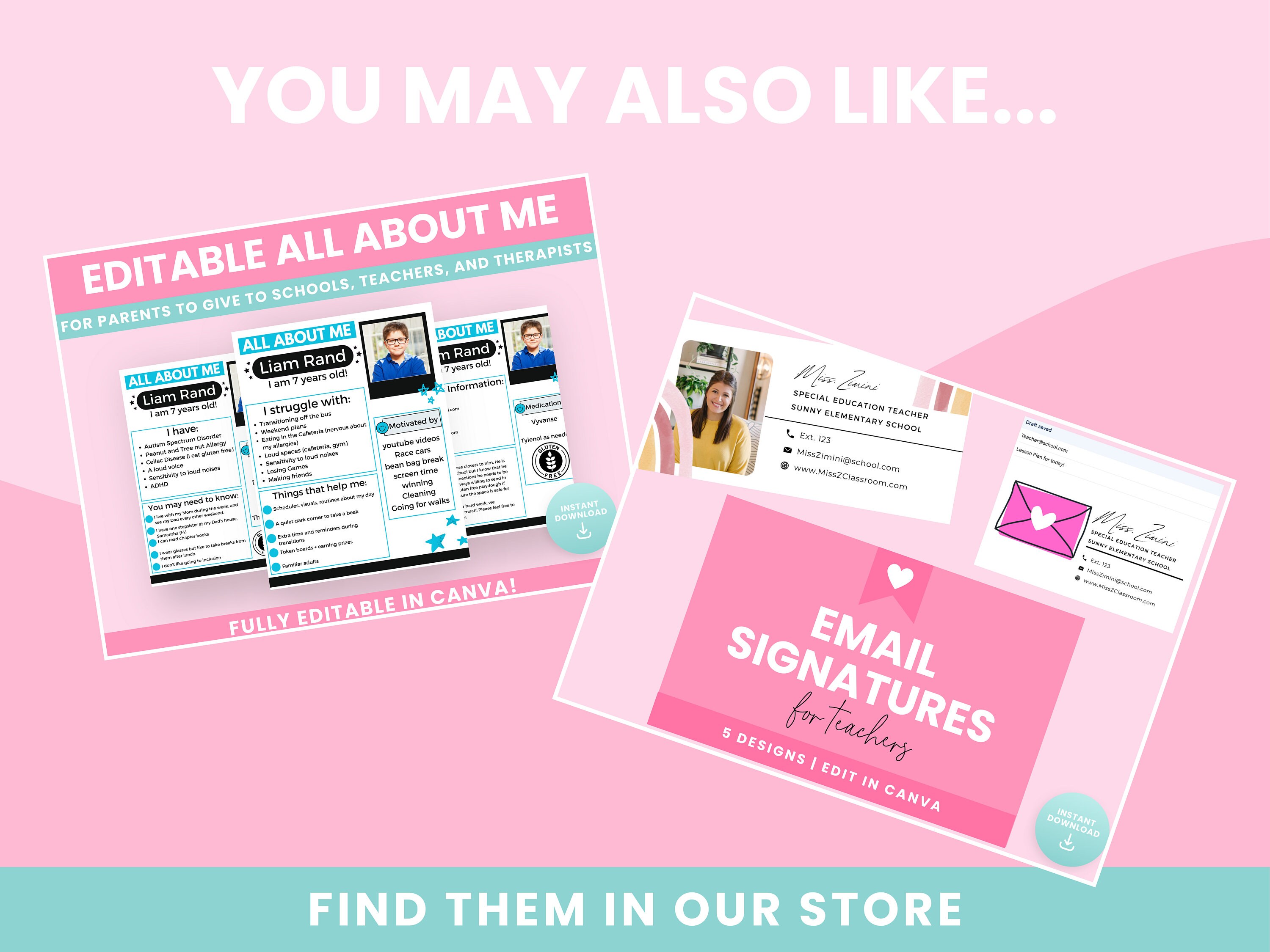 Editable All About Me for Special Needs Parents, Speech Therapists ...