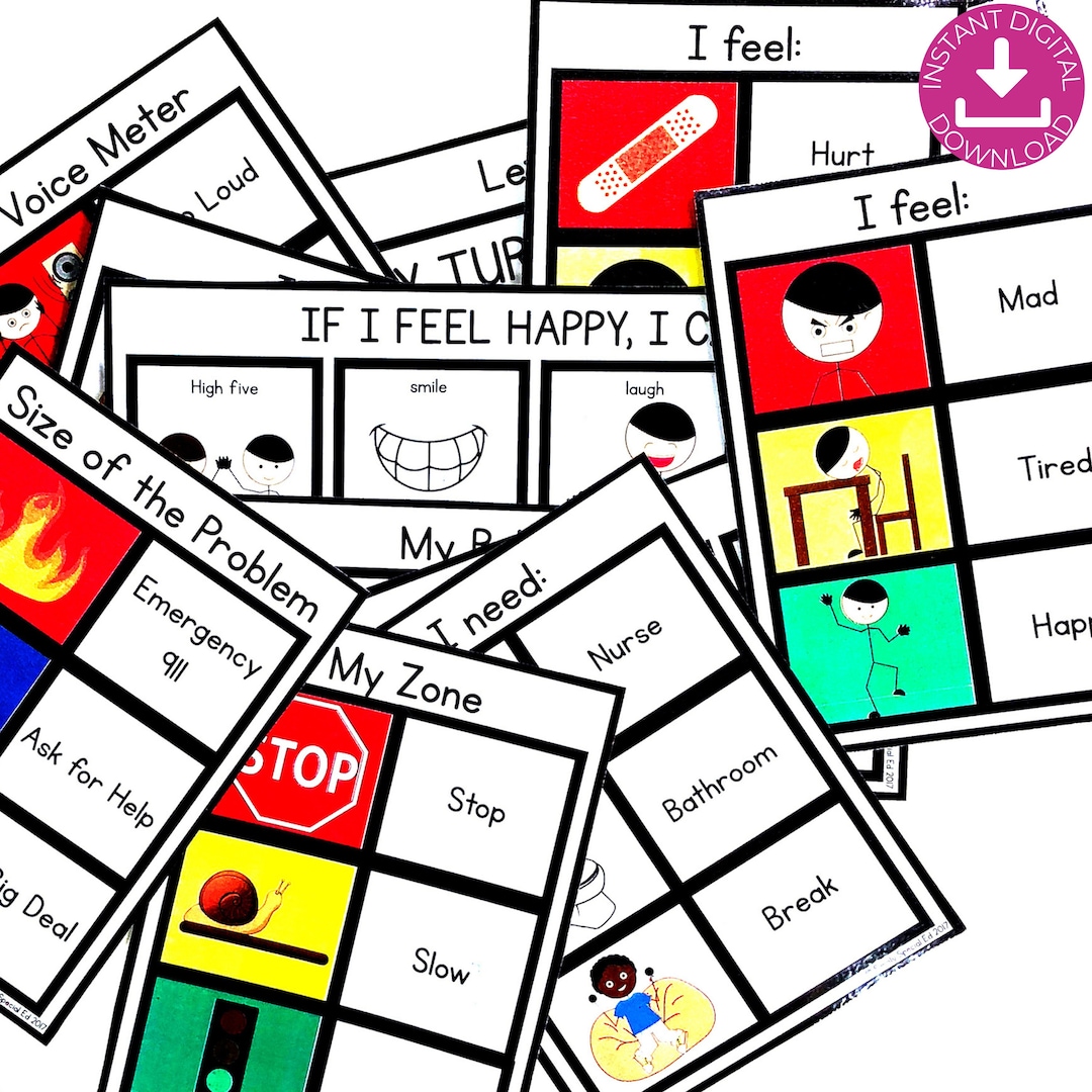 Behavior Visuals and Supports | Special Education | Behavior Visuals ...