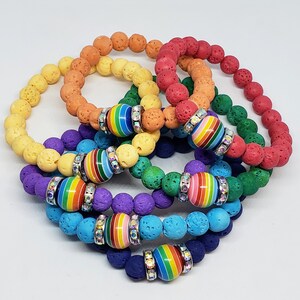 Rainbow Pride Month Bracelet