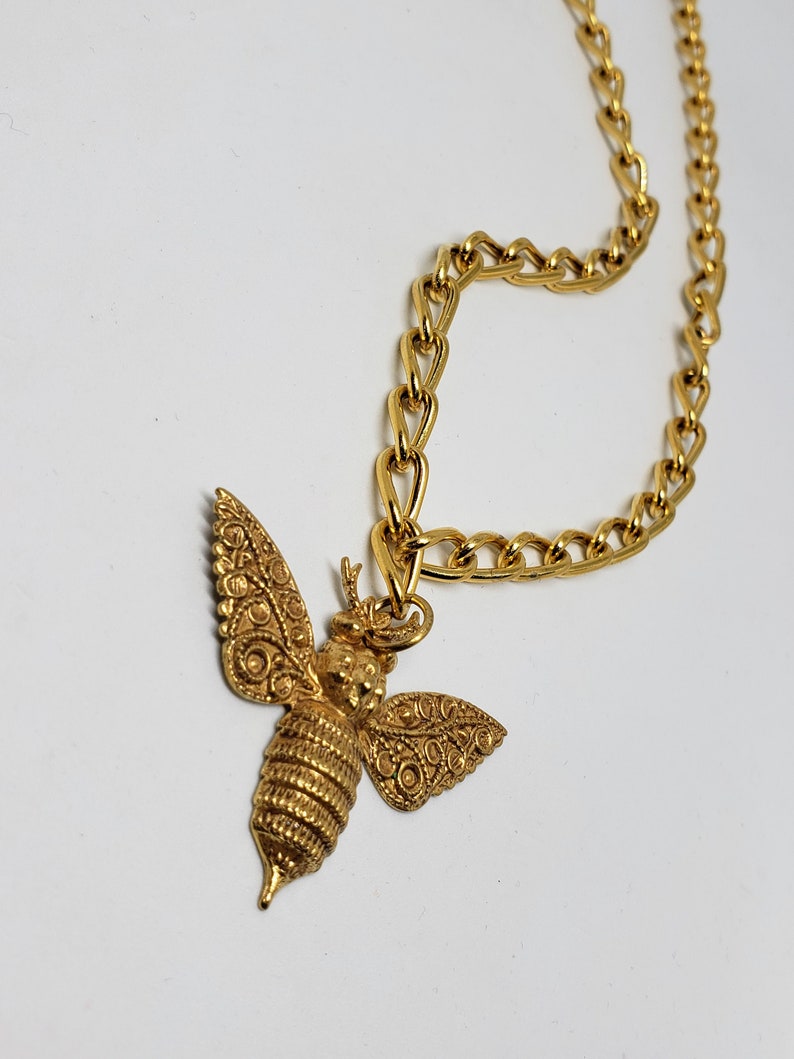 Girls 10k Gold Plated 16 inch Queen Bee Chain