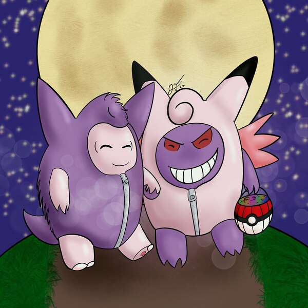 Kids Gengar Costume Etsy