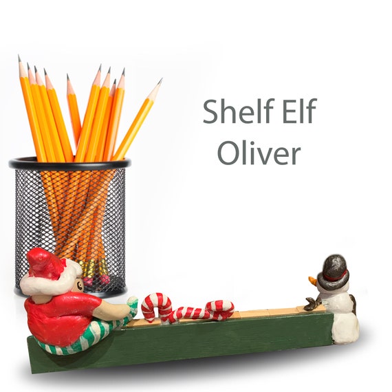 Elf Shelf Funny Office Desk Accessories Shelf Decor Books Etsy