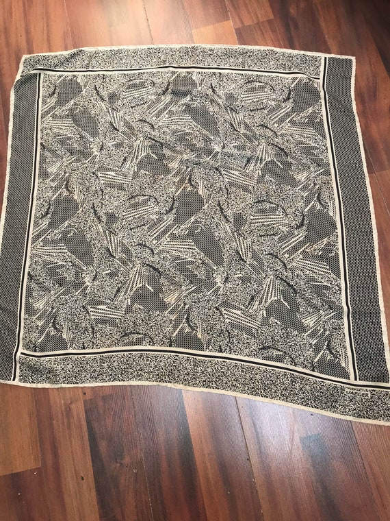 Jaeger Vintage Silk Scarf