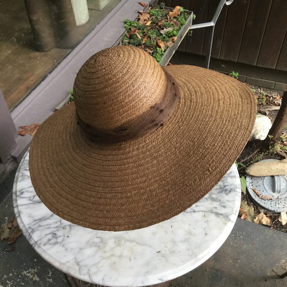 Vintage Sun Hat Wide Brim - image 4