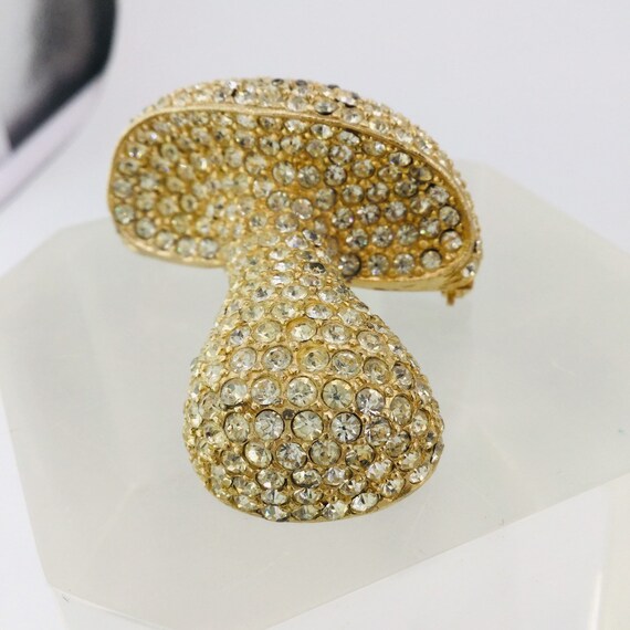 Pave Mushroom Brooch Les Bernard Dimensional - image 5