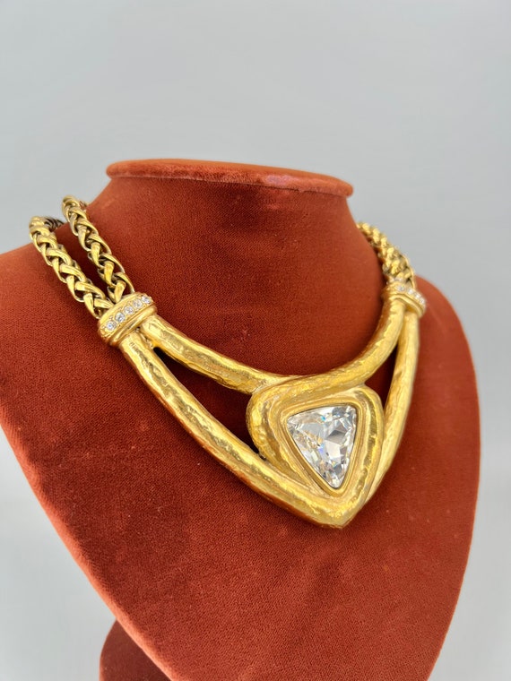 YSL Headlight Necklace Yves Saint Laurent by Robe… - image 3