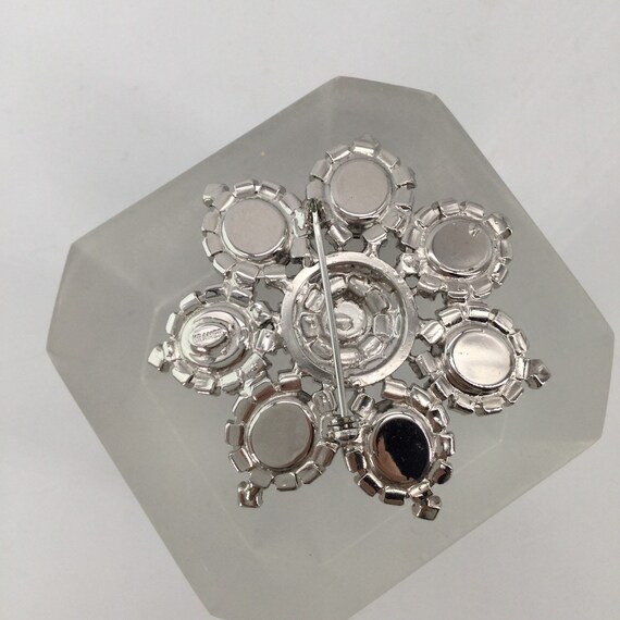 Kramer Dimensional Ruby Red Brooch - image 5